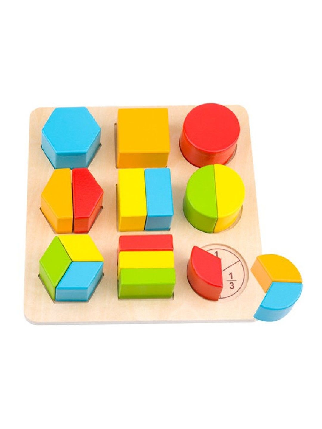 Tooky Toy Block Puzzle - Shapes (No Color- Image 2)