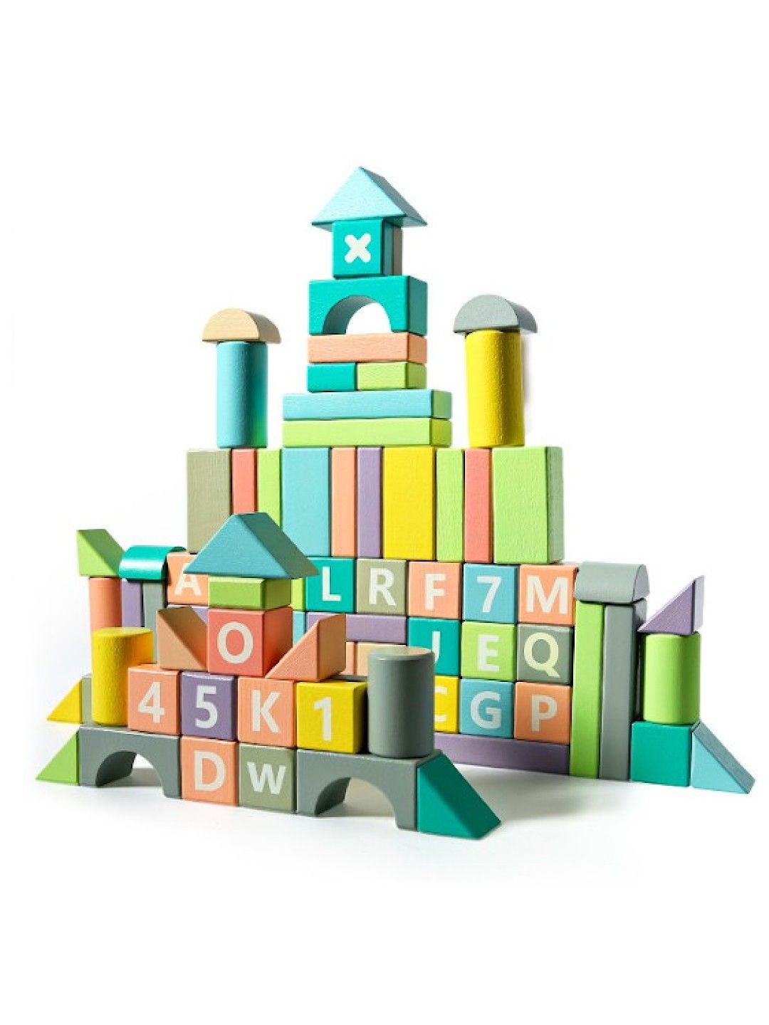 Tooky Toy Block (90pcs) (No Color- Image 2)