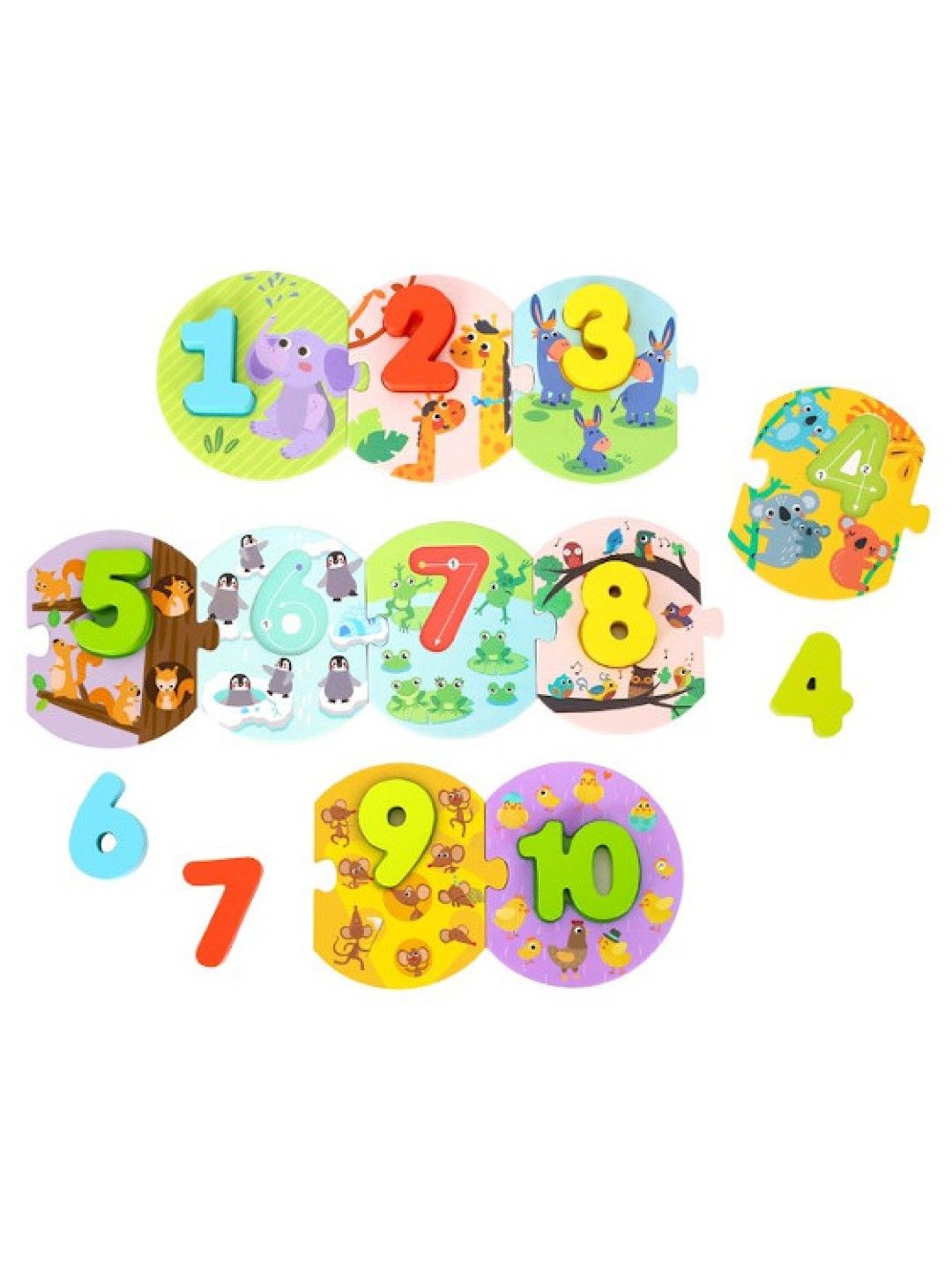 Tooky Toy Number Puzzle Box (No Color- Image 2)