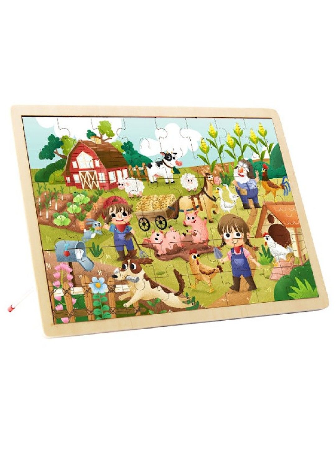 Tooky Toy Farm Exploration Puzzle (No Color- Image 2)