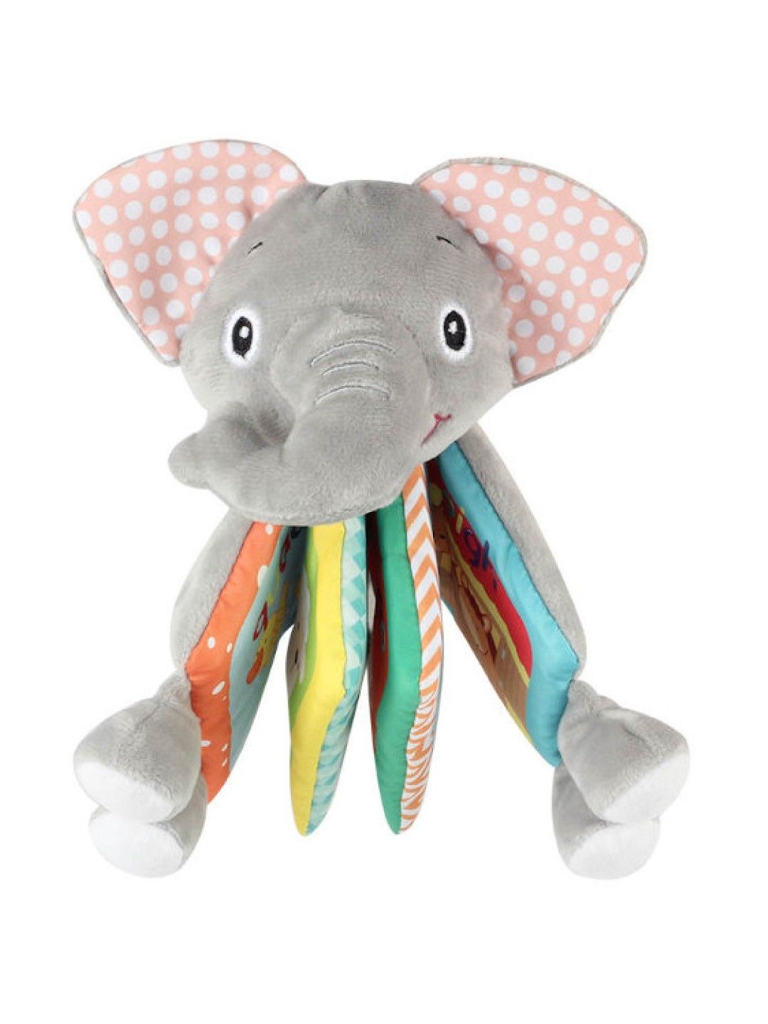 Infantway Huggabooks Elephant Plush Toy Cloth Book (No Color- Image 2)