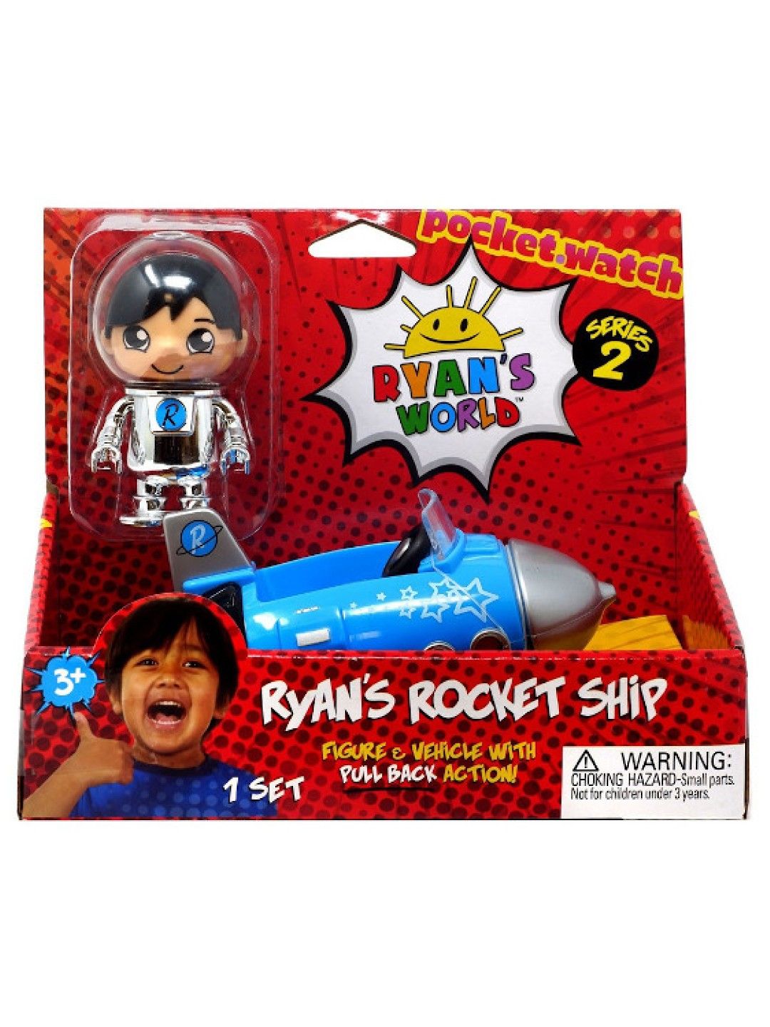 Ryan's World Rocket Ship 3" Series 2 (No Color- Image 2)