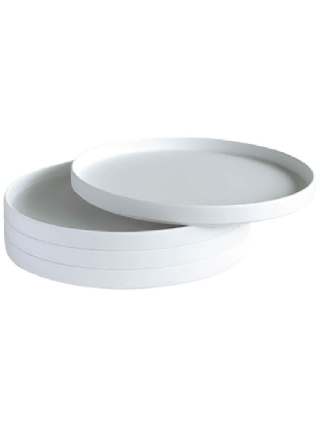 Simpli Premium Melamine Dishware - Dinner Plate/Serving Tray Set 11" (4s) (White- Image 1)