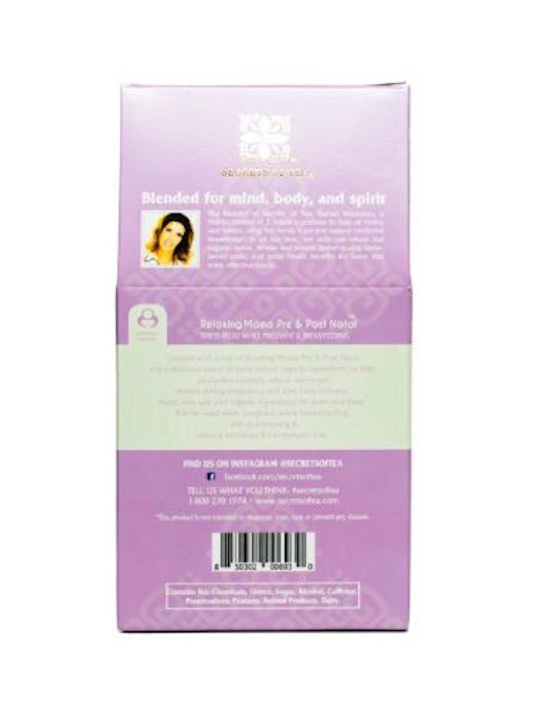 Secrets of Tea Relaxing Mama Prenatal and Postnatal Tea (No Color- Image 2)
