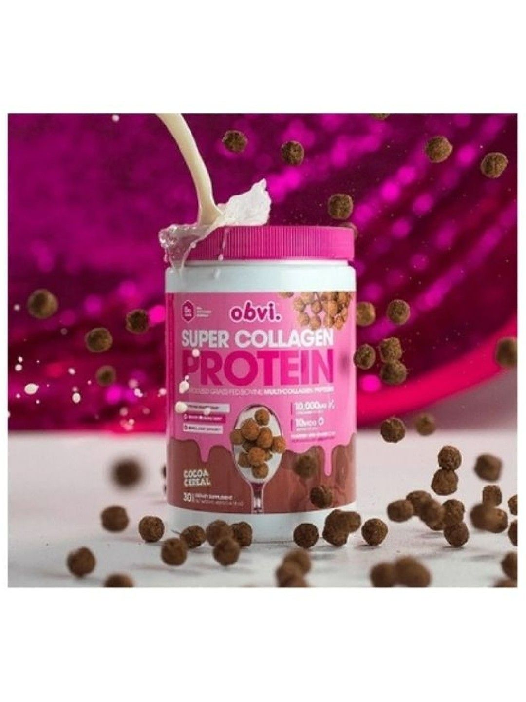 OBVI Super Collagen Protein Cocoa Cereal edamama
