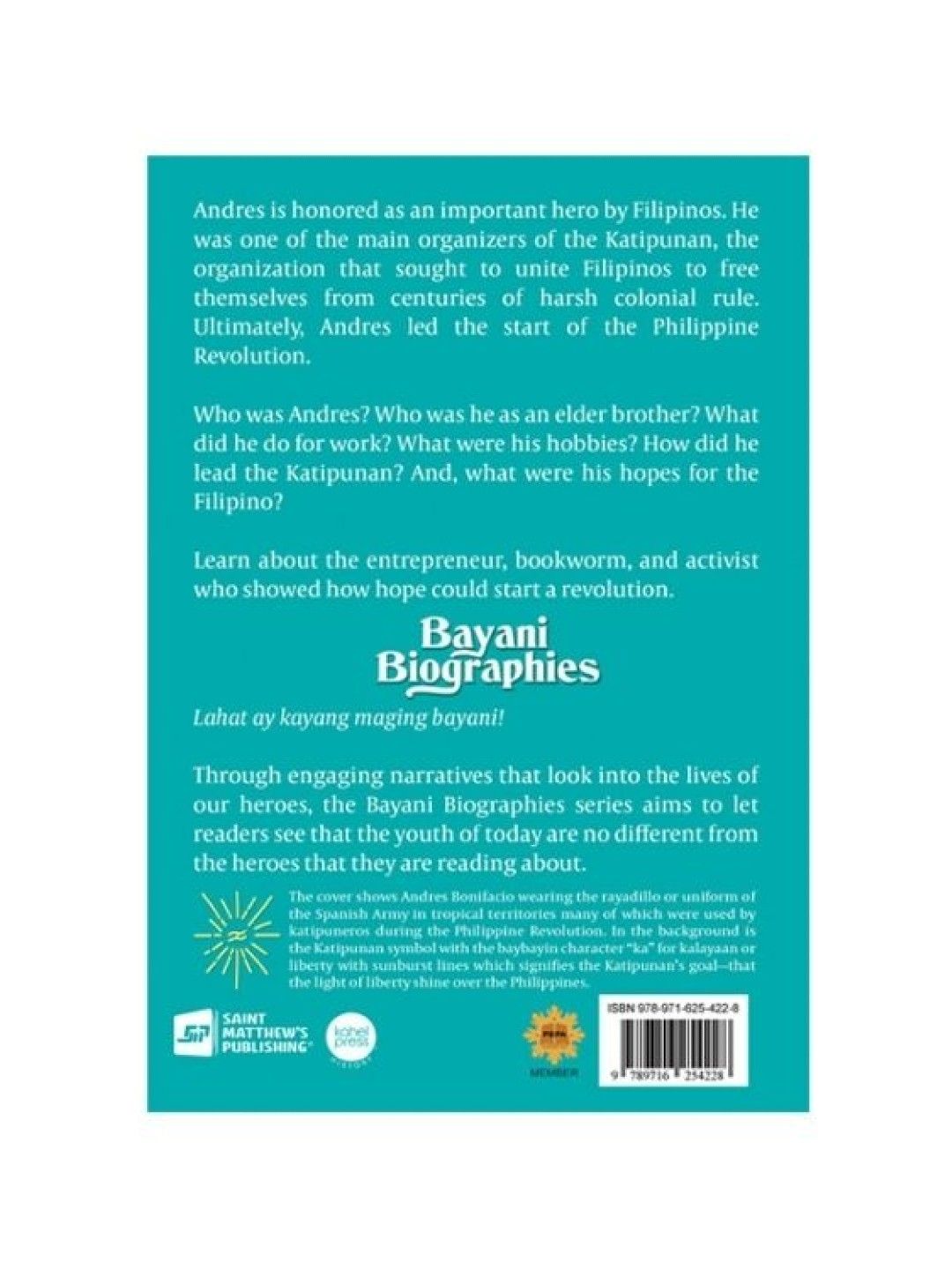 Kahel Press Bayani Biographies: Andres Bonifacio (No Color- Image 2)