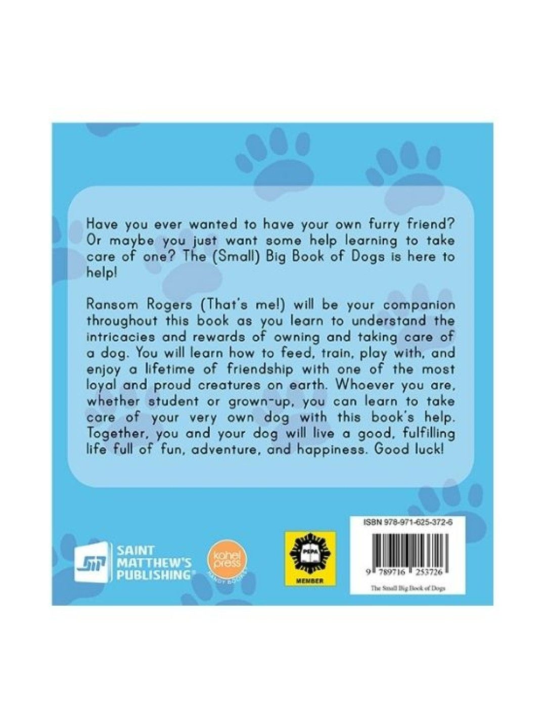 Kahel Press The Small Big Book of  Dogs (No Color- Image 2)