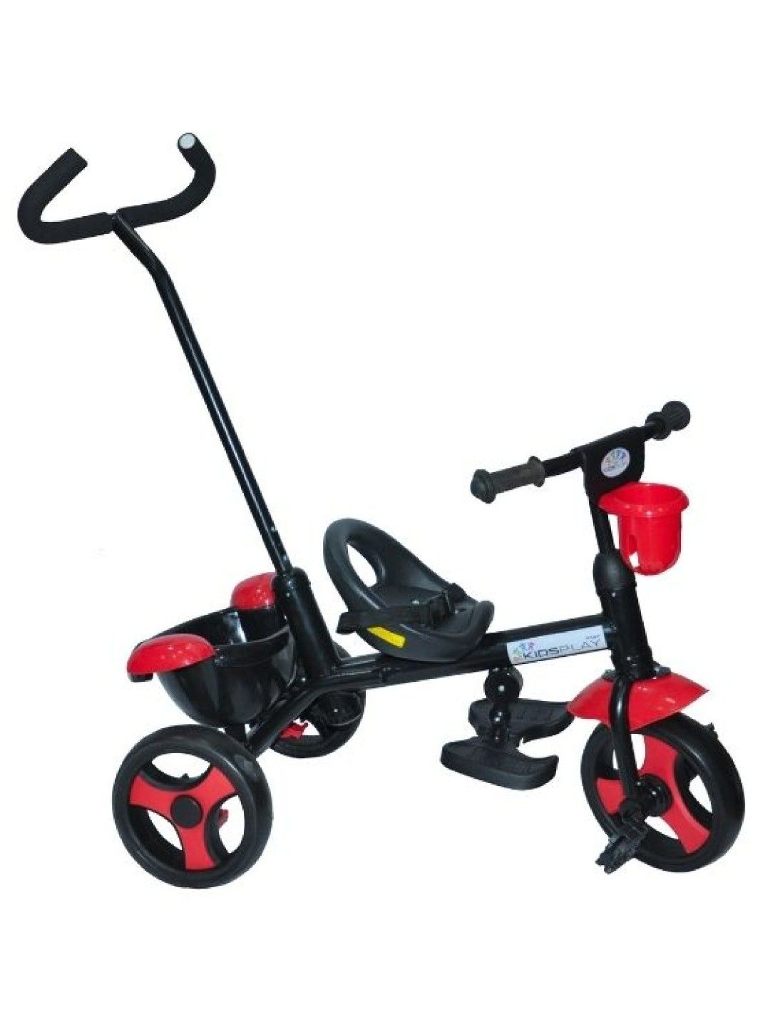 Kidsplay Kid's Bike with Handle (Red- Image 2)