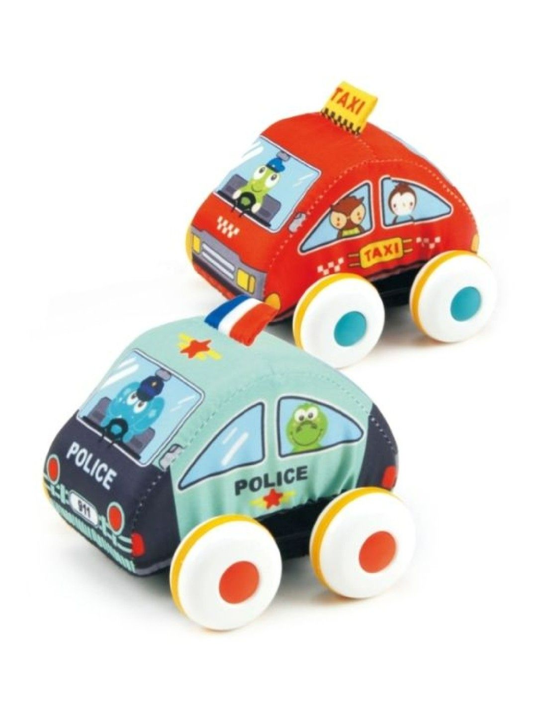 Kidsplay Cloth Pullback Car (2 Cars Per Box) (No Color- Image 1)