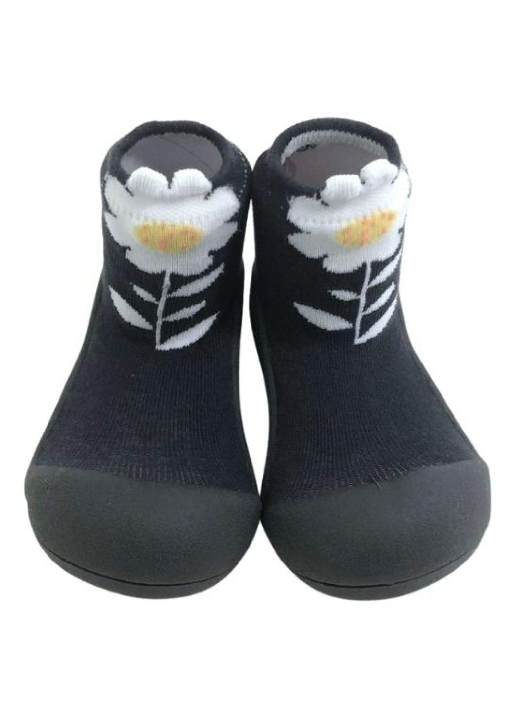 Attipas Flower Baby Shoes (Grey- Image 1)