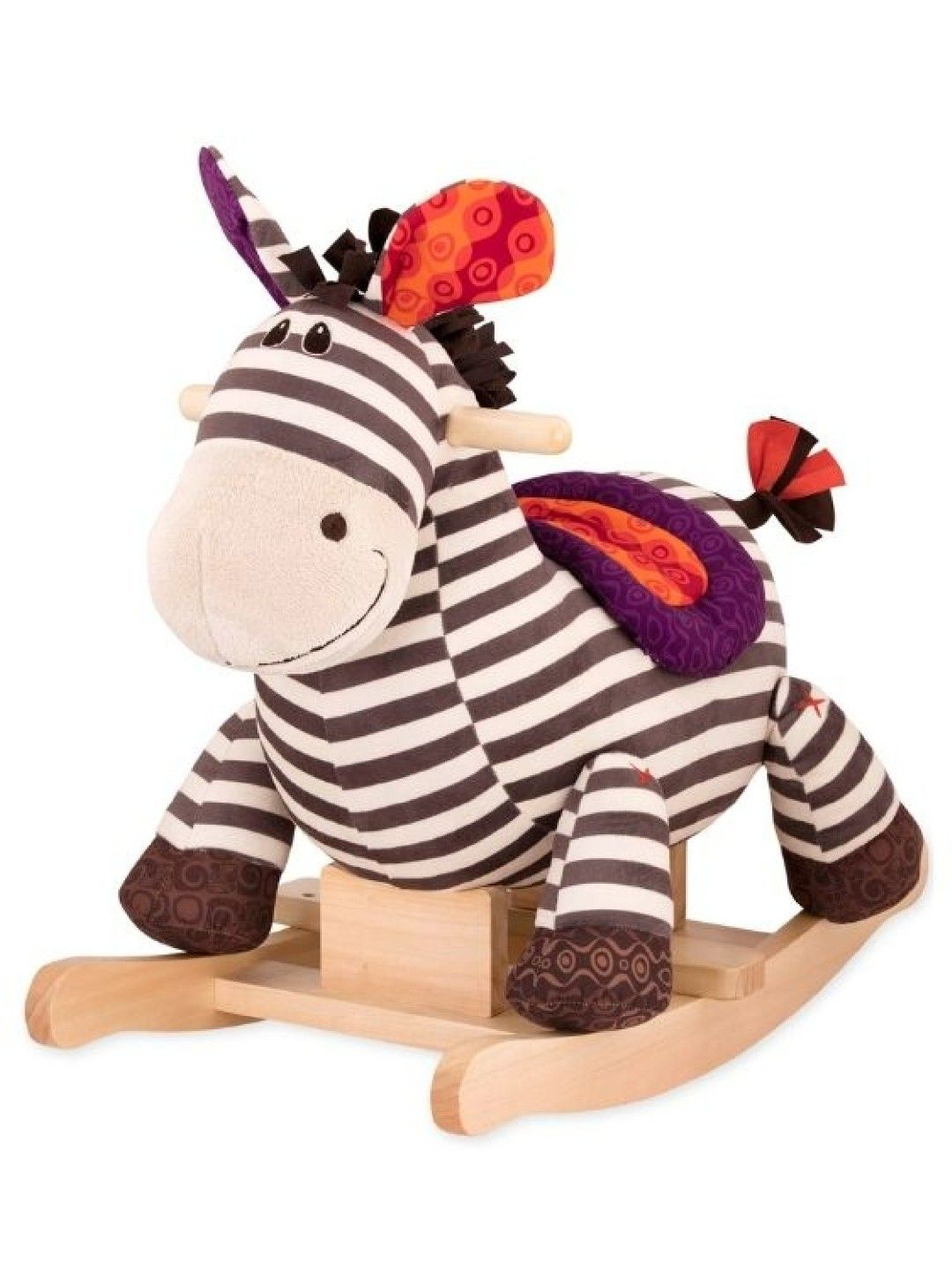 B. Toys B. Kazoo - Wooden Rocking Zebra