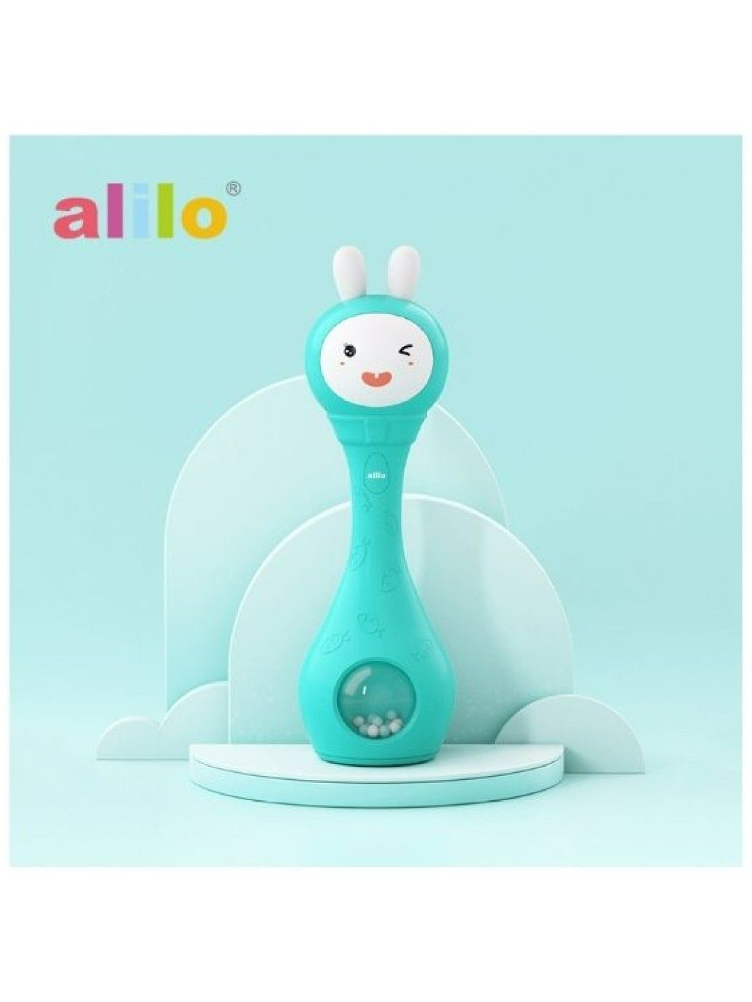 Alilo Melody Rattle (Teal- Image 2)