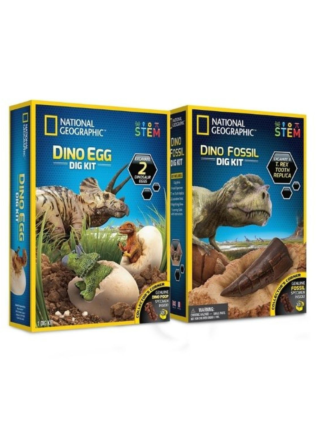 National Geographic DEGGDIG + NGDDINO2 Dino Bundle (No Color- Image 2)