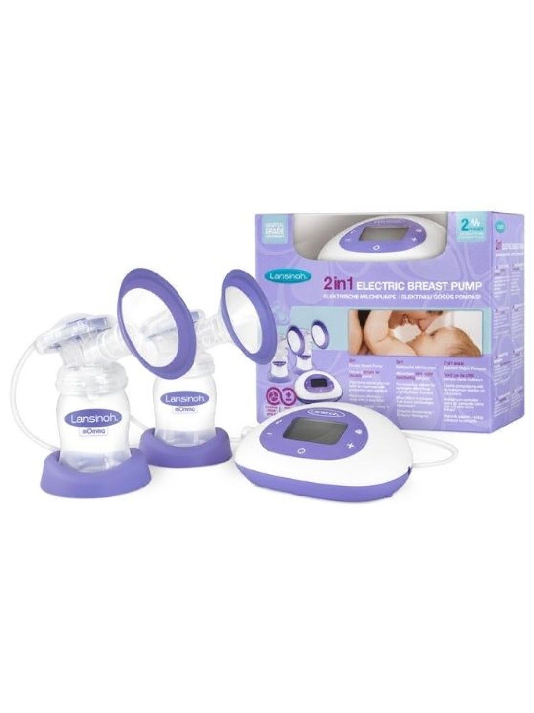 Lansinoh 2-in-1 Electric Breast Pump (No Color- Image 2)