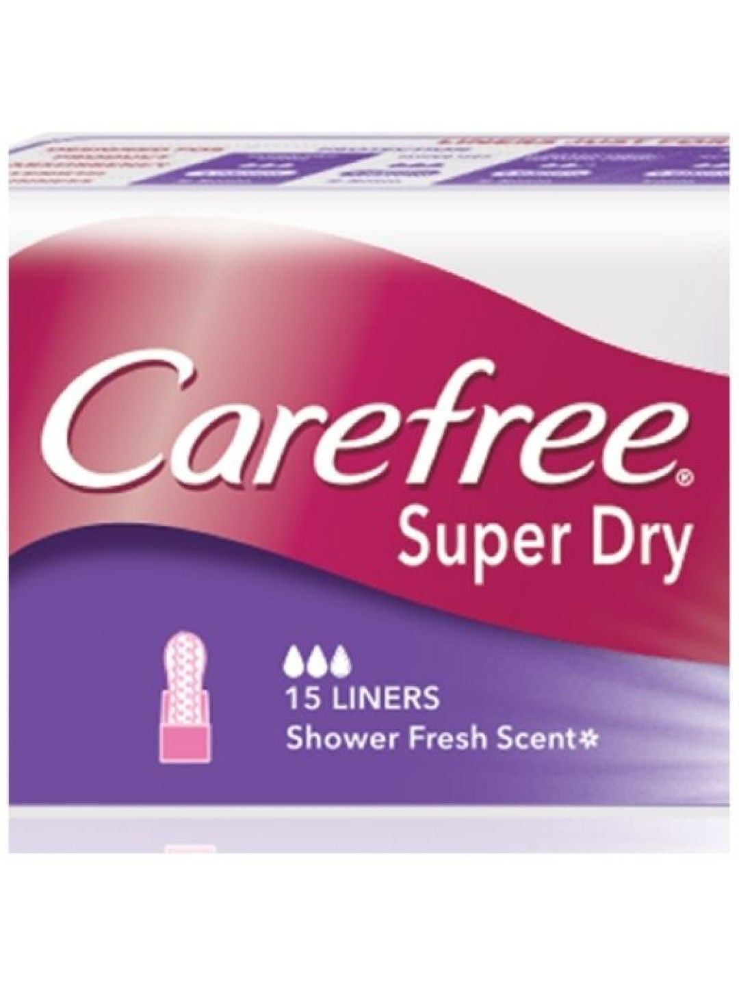 Carefree Super Dry Panty Liners (15s) edamama
