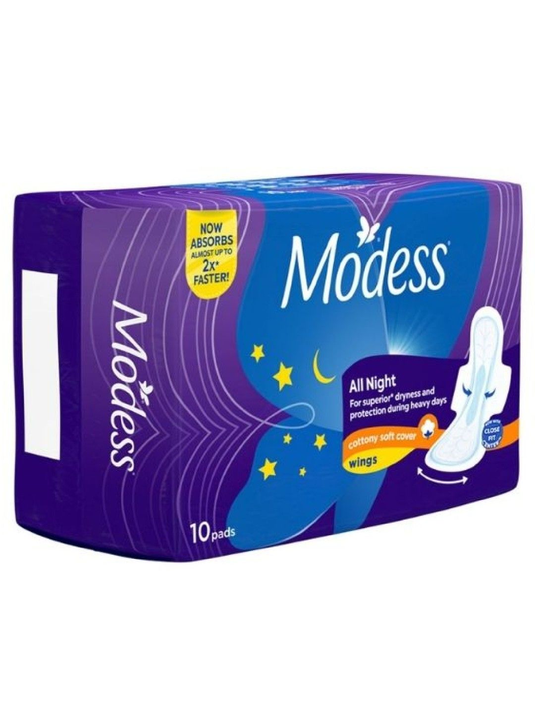 Modess All Night Sanitary Napkins (10s) (No Color- Image 2)