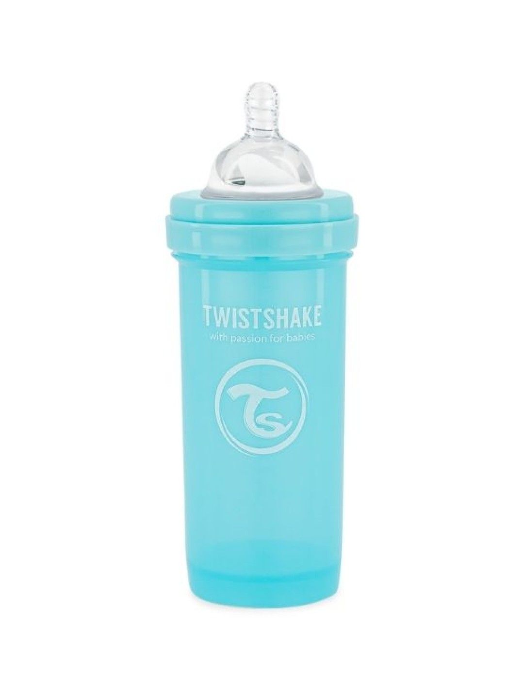 Twistshake Anti-Colic Feeding Bottle (260ml) (Pastel Blue- Image 2)