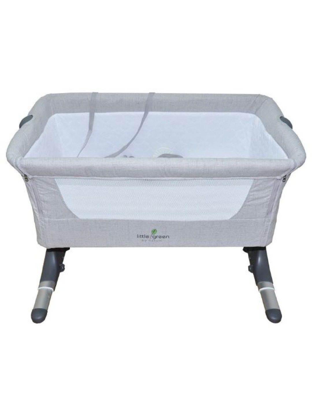 Little Green Baby Mini Bed (Ash Grey- Image 2)