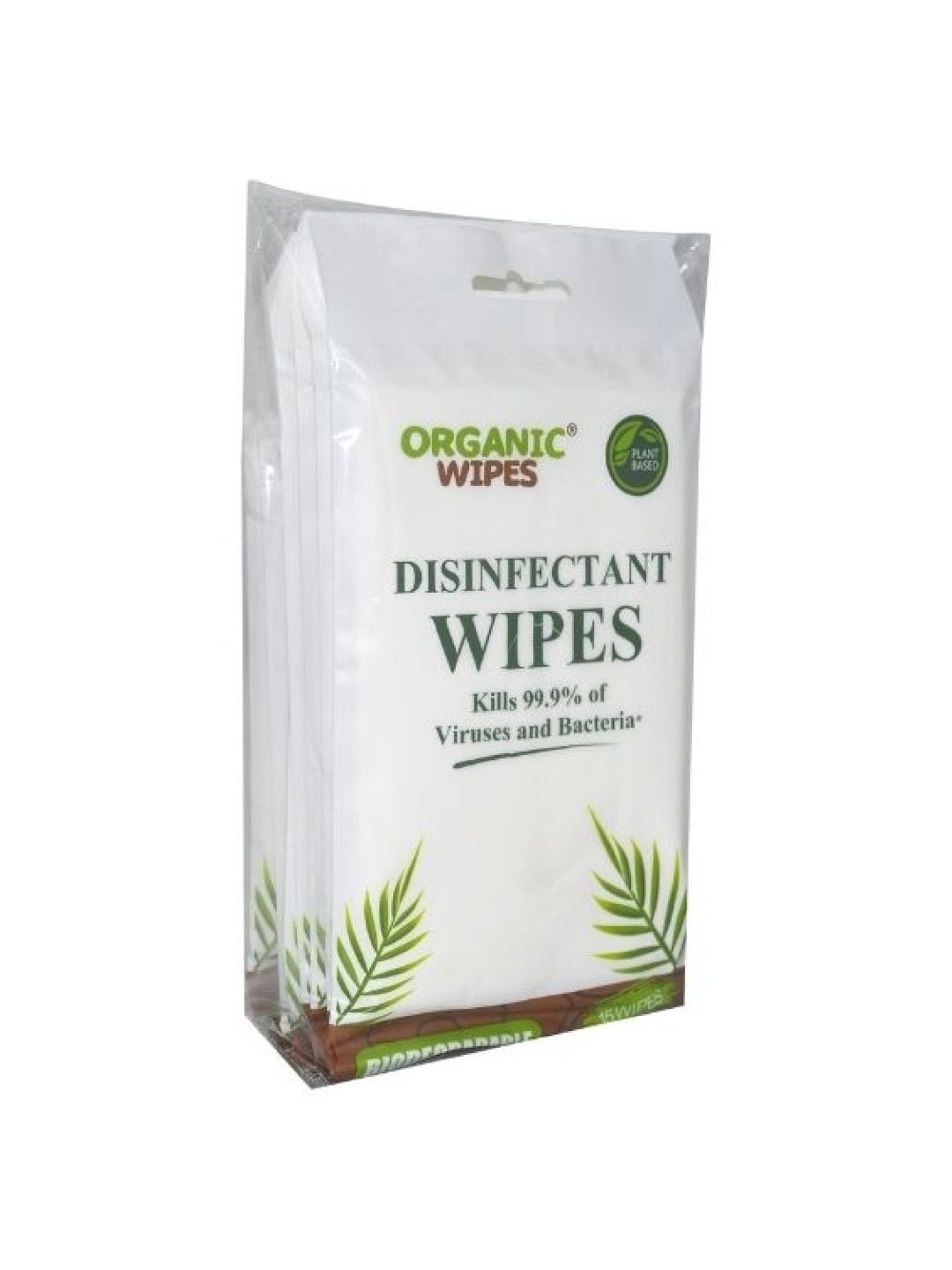 Organic Baby Wipes Baby Wipes Disinfectant Wipes 6-Pack (15s) (No Color- Image 2)