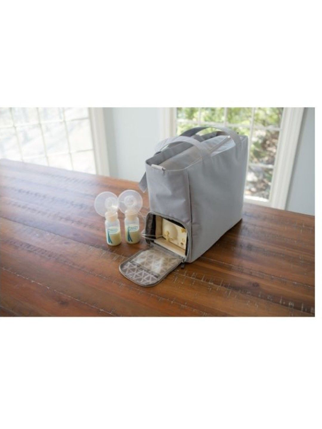 Dr. Brown's Breast Pump Bag (Gray- Image 3)