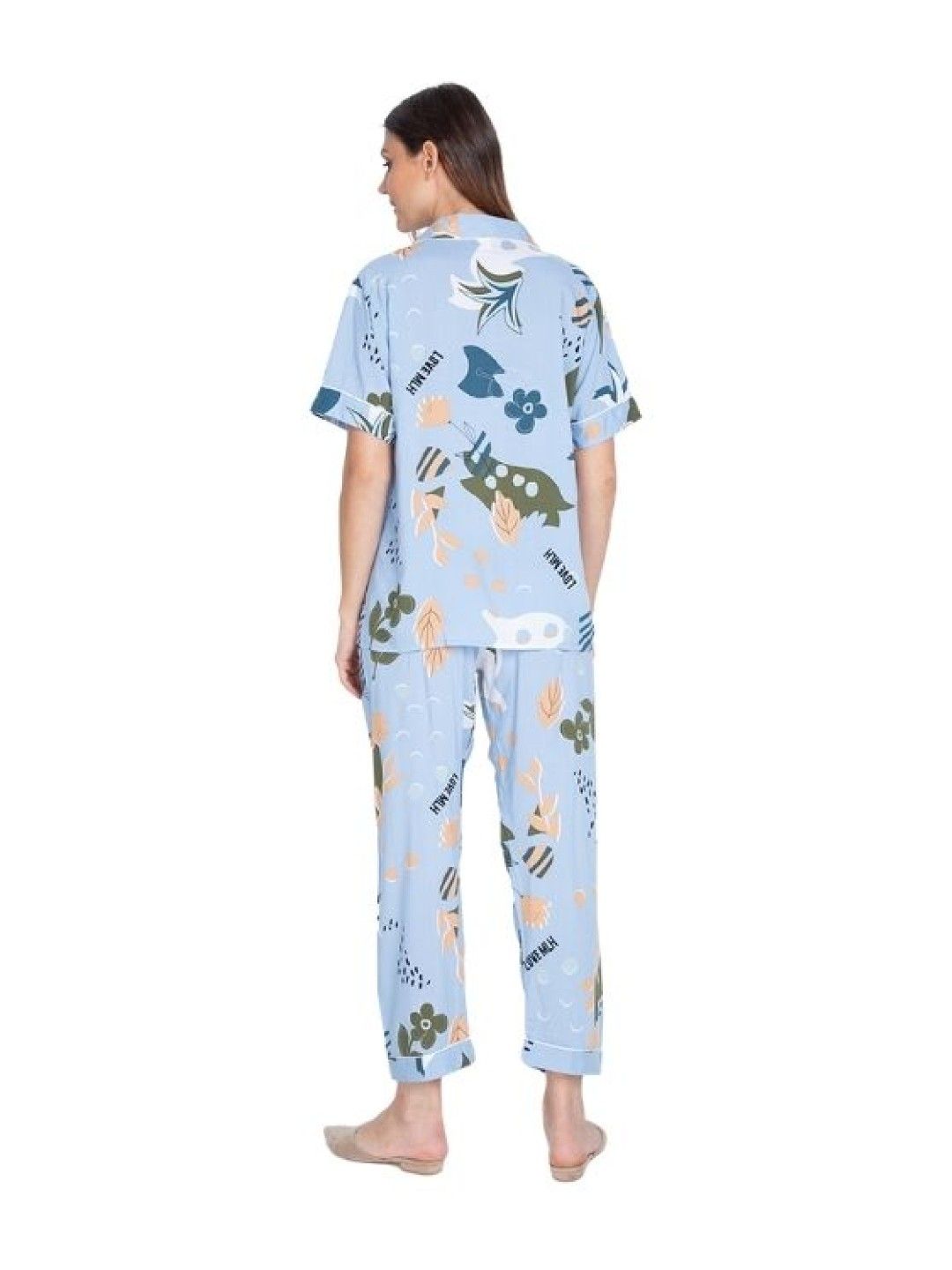 FEMINISM Bela Cotton Pajama Set (No Color- Image 2)