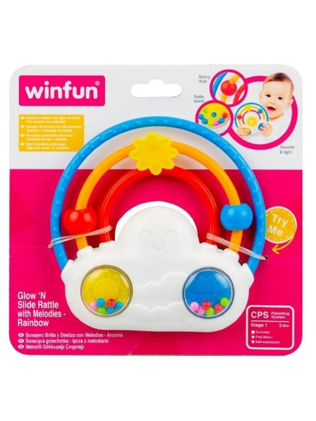 winfun Glow 'N Slide Rattle with Melodies | edamama