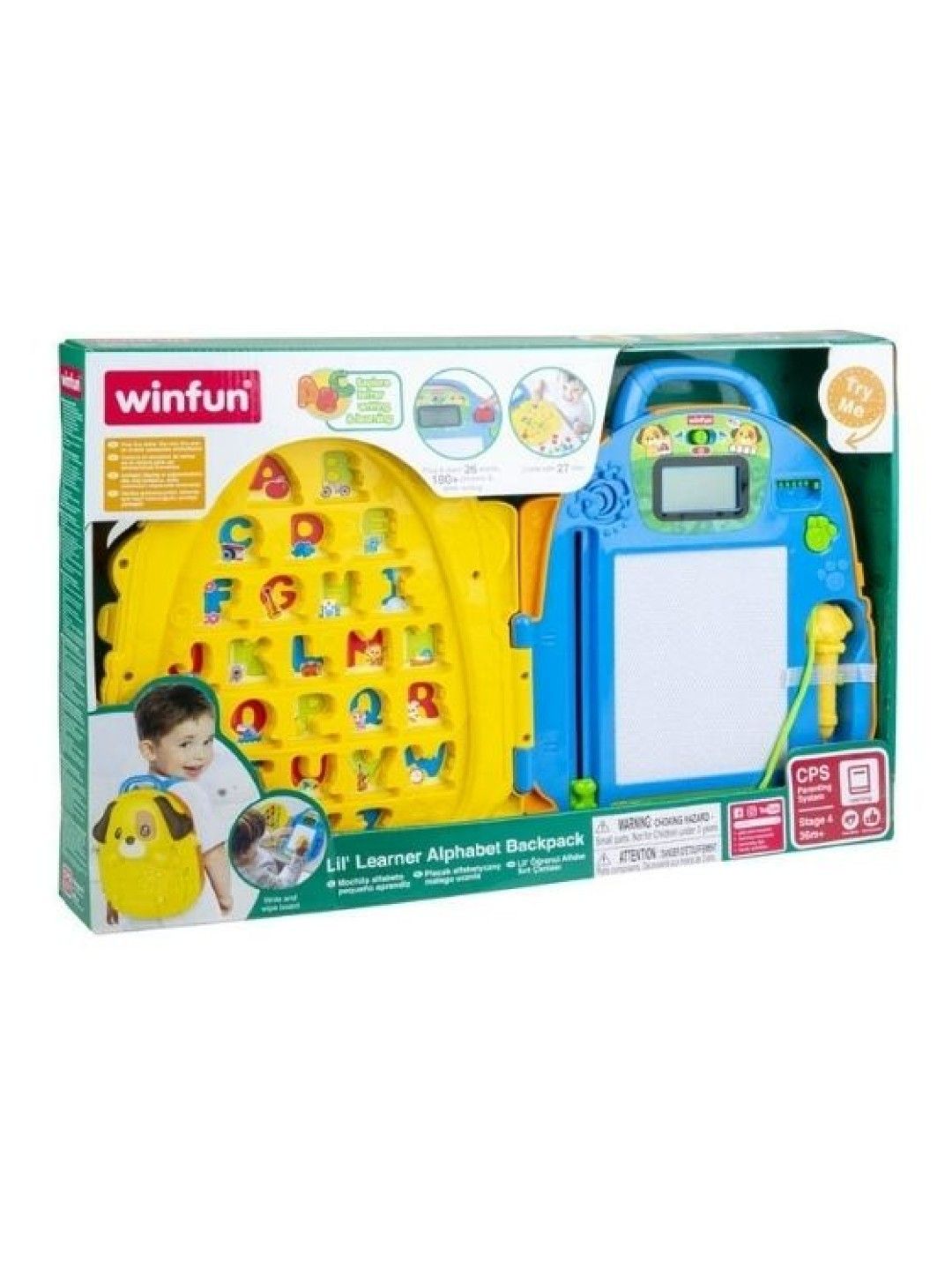 winfun Lil' Learner Alphabet Backpack (No Color- Image 2)