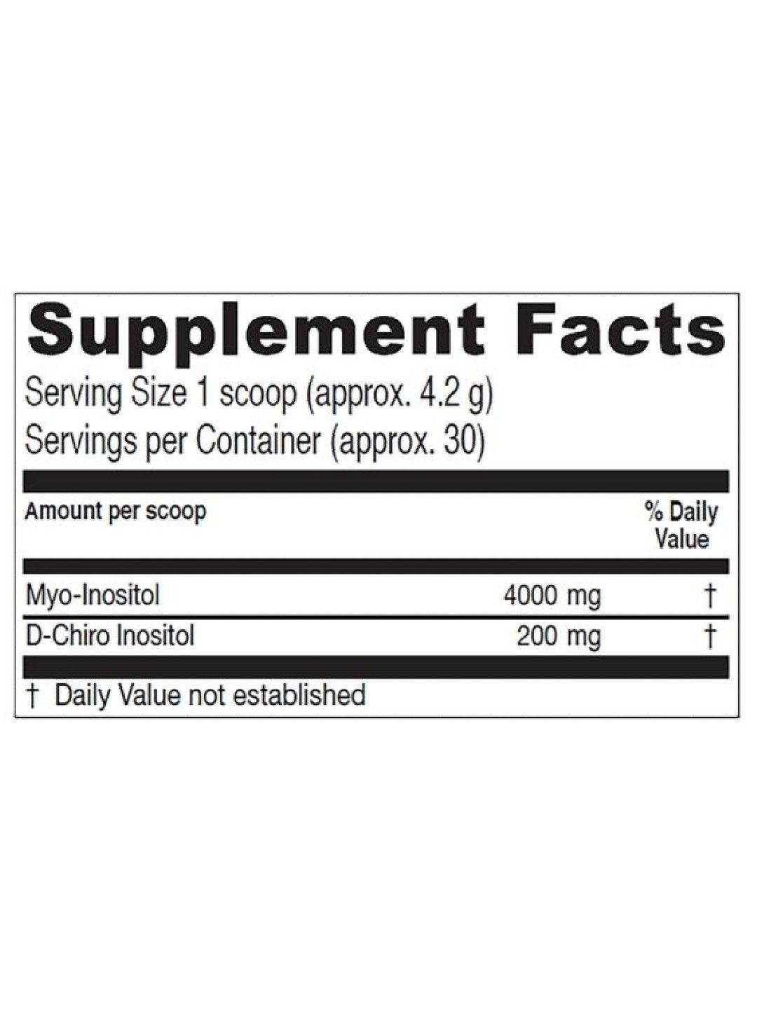 Vitanica Optinositol Powder (4.4 oz) (No Color- Image 2)