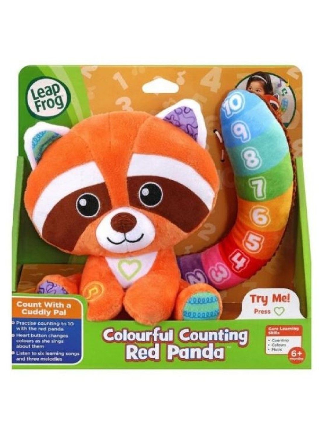 Leapfrog Colorful Counting Red Panda (Ages: 6+ Months) (No Color- Image 2)