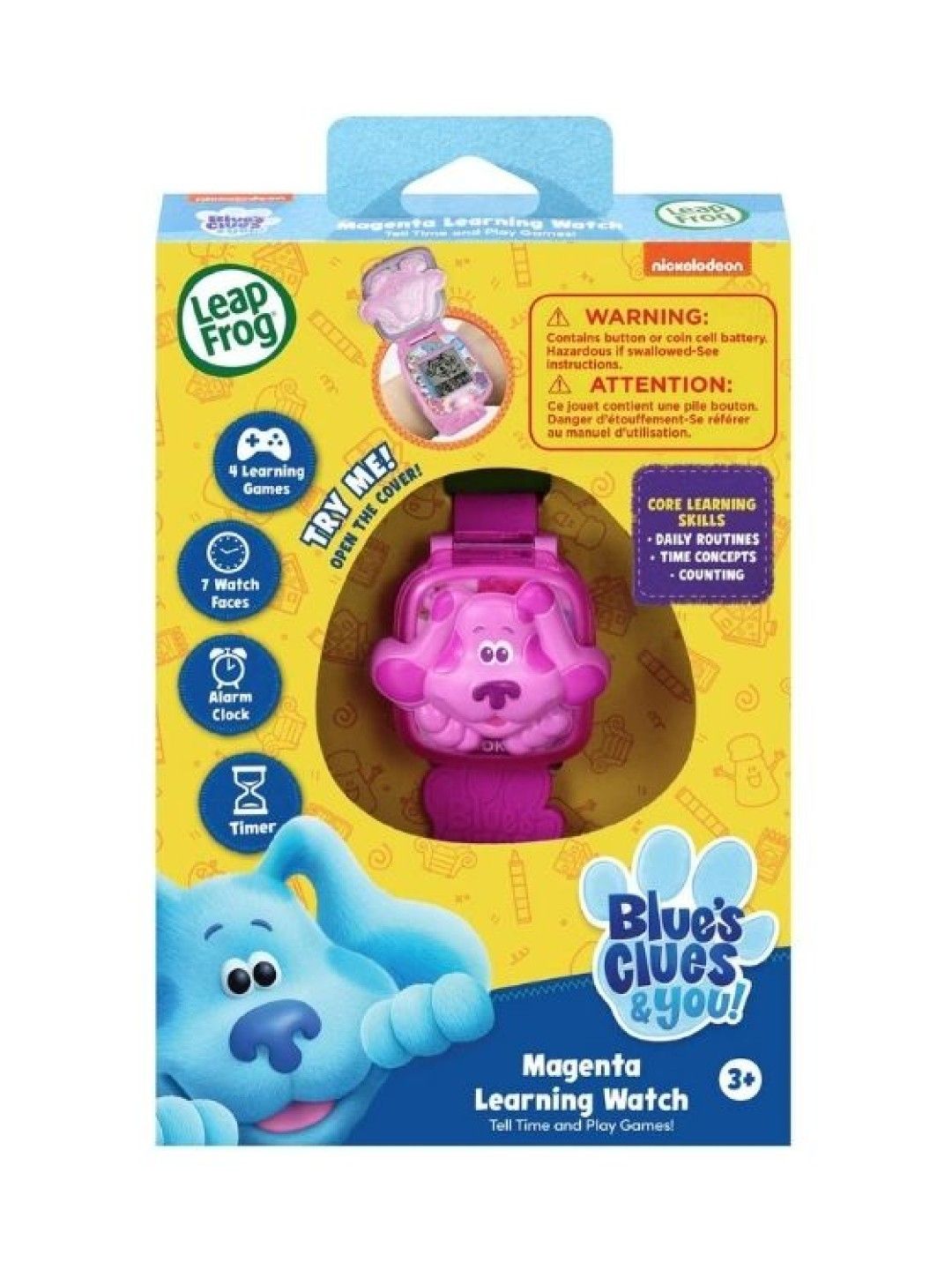 Leapfrog Magenta Learning Watch (Ages 3+ Years) (No Color- Image 2)