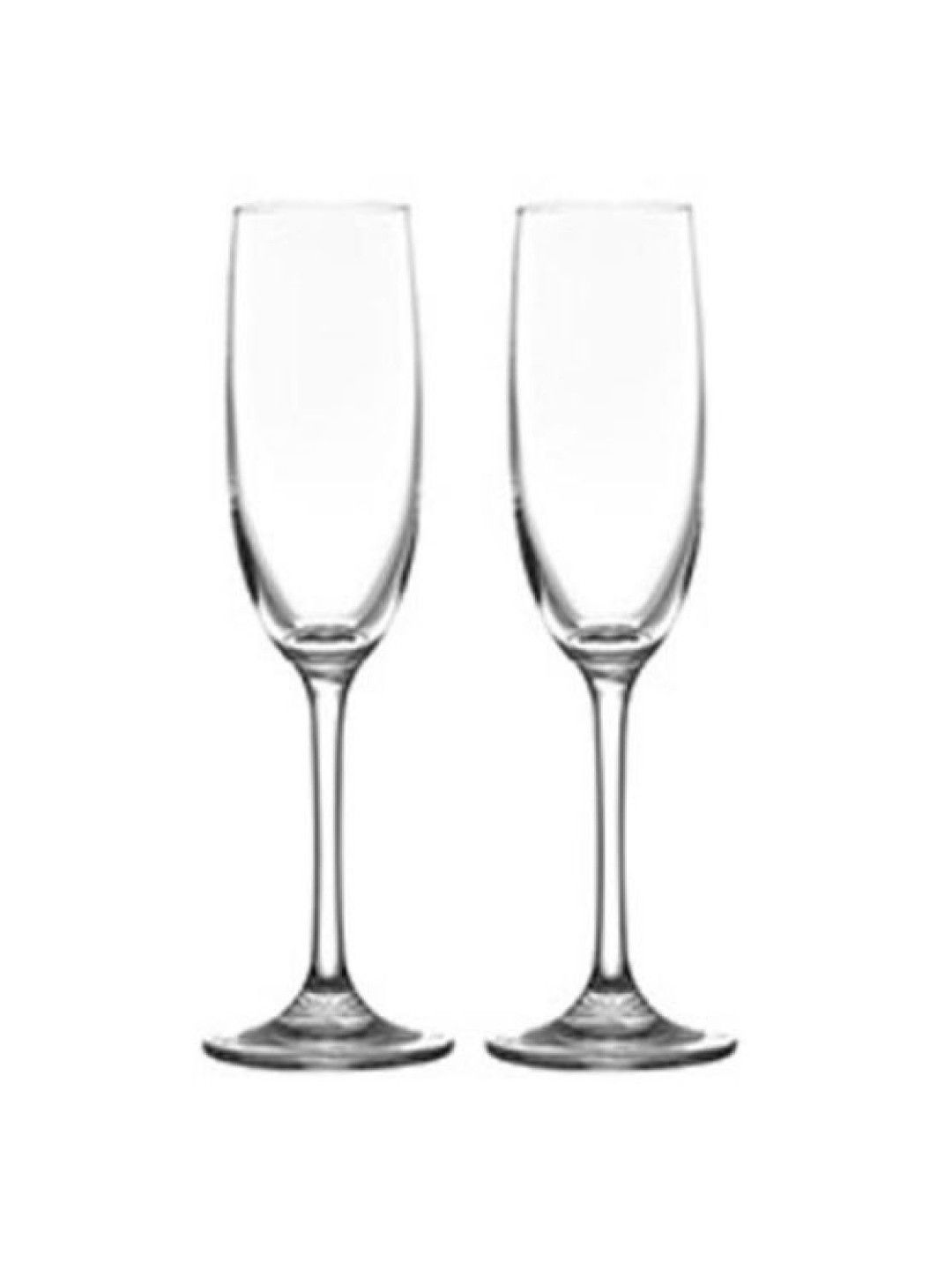 Sunbeams Lifestyle Crysalis Flute Champagne Cocktail Stemware 205ml/7oz (Set of 2) (No Color- Image 2)