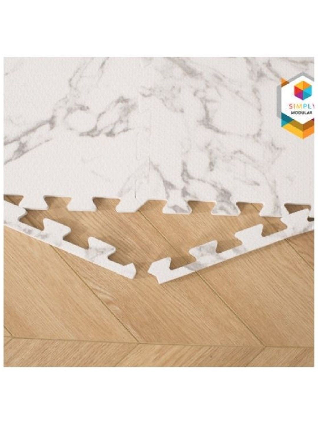 Simply Modular Marble Puzzle Mat (6 tiles) (No Color- Image 2)