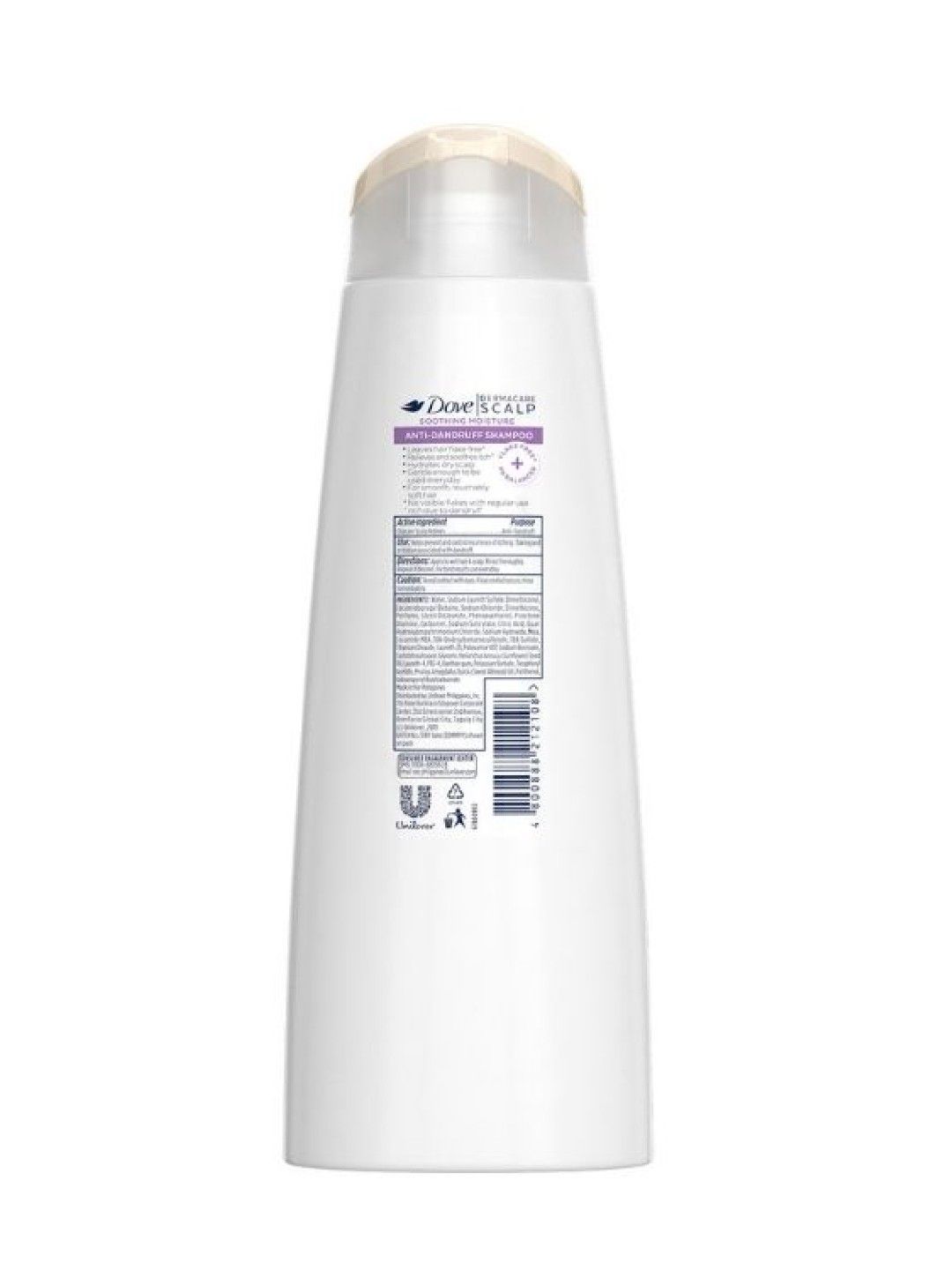 Dove Dermacare Anti-Dandruff Scalp Soothing Moisture Shampoo (320ml) (No Color- Image 2)