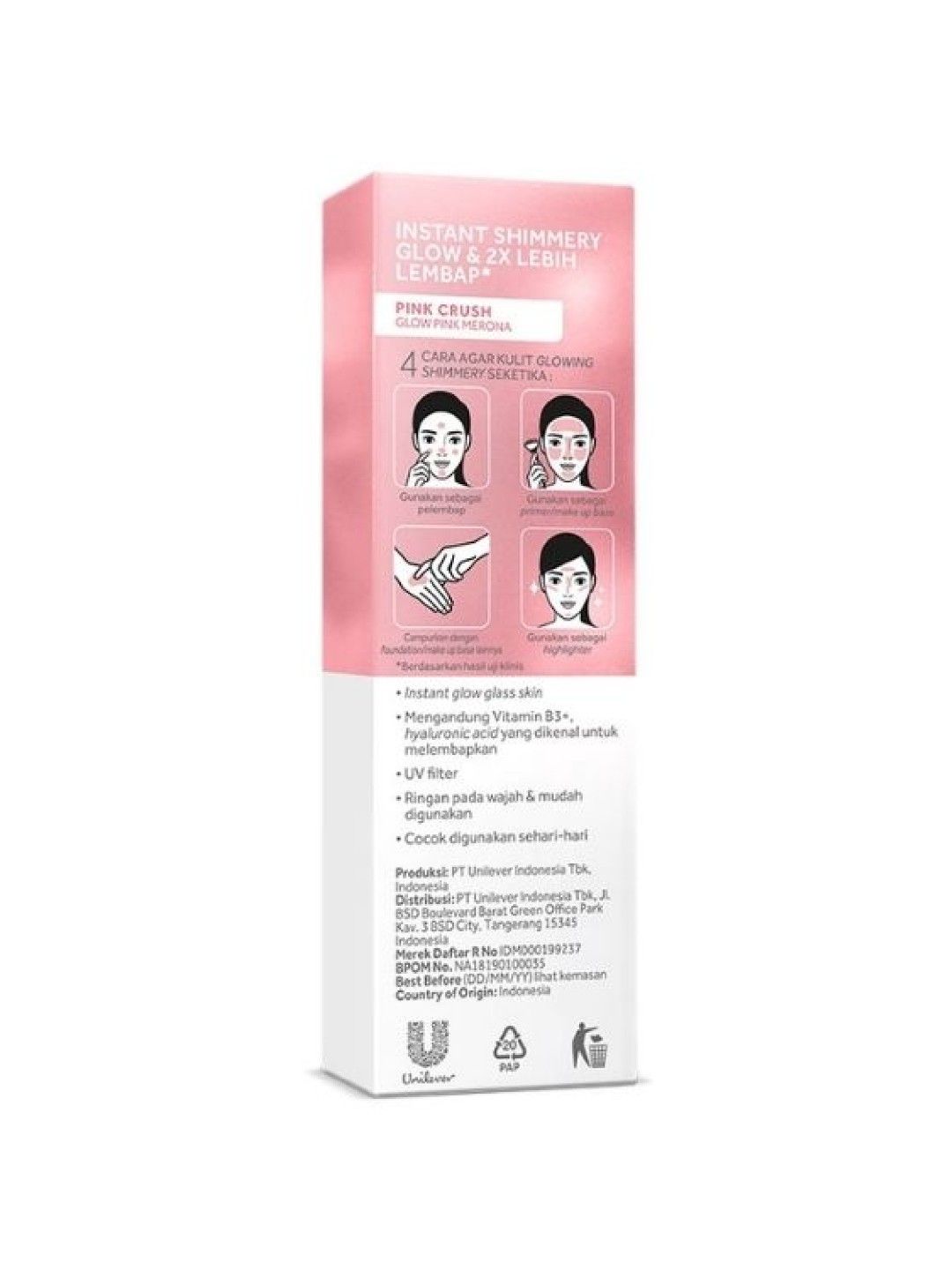 Pond's Instabright Glow Up 4in1 (Moisturizer, Highlighter, Primer, Day Cream) (20g) (No Color- Image 2)