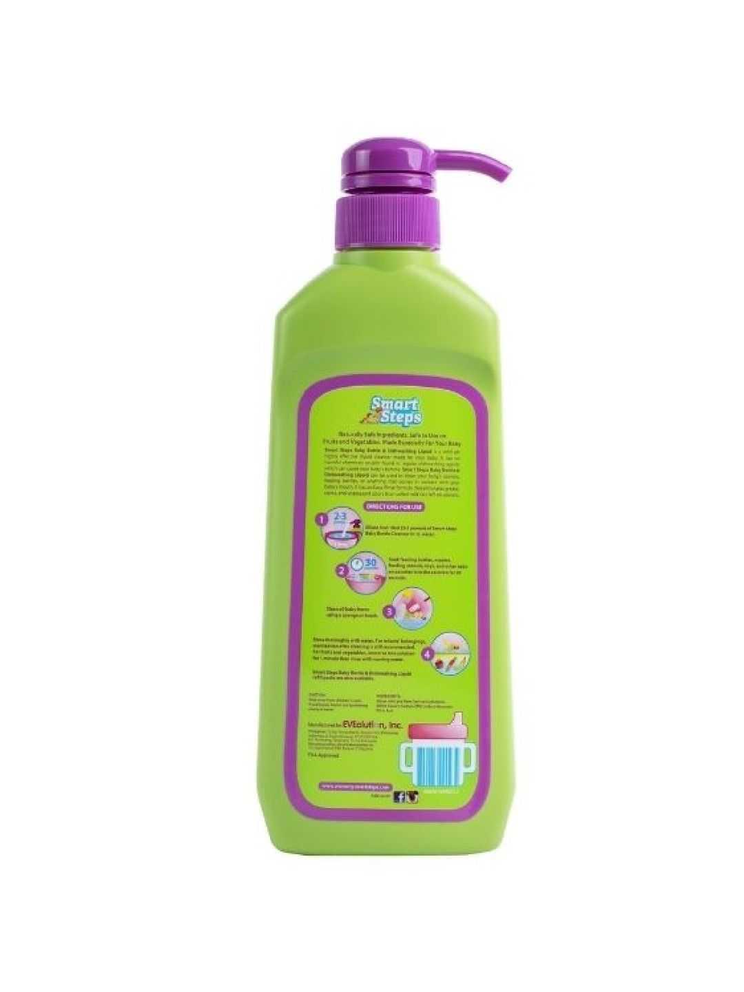 Smart Steps Baby Bottle and Dishwashing Liquid with Pump (400ml) (No Color- Image 2)