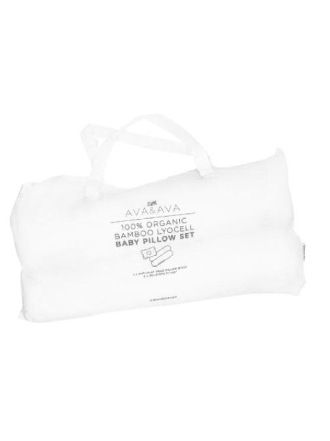 Ava & Ava Organic Bamboo Lyocell Baby Pillow Set (No Color- Image 2)