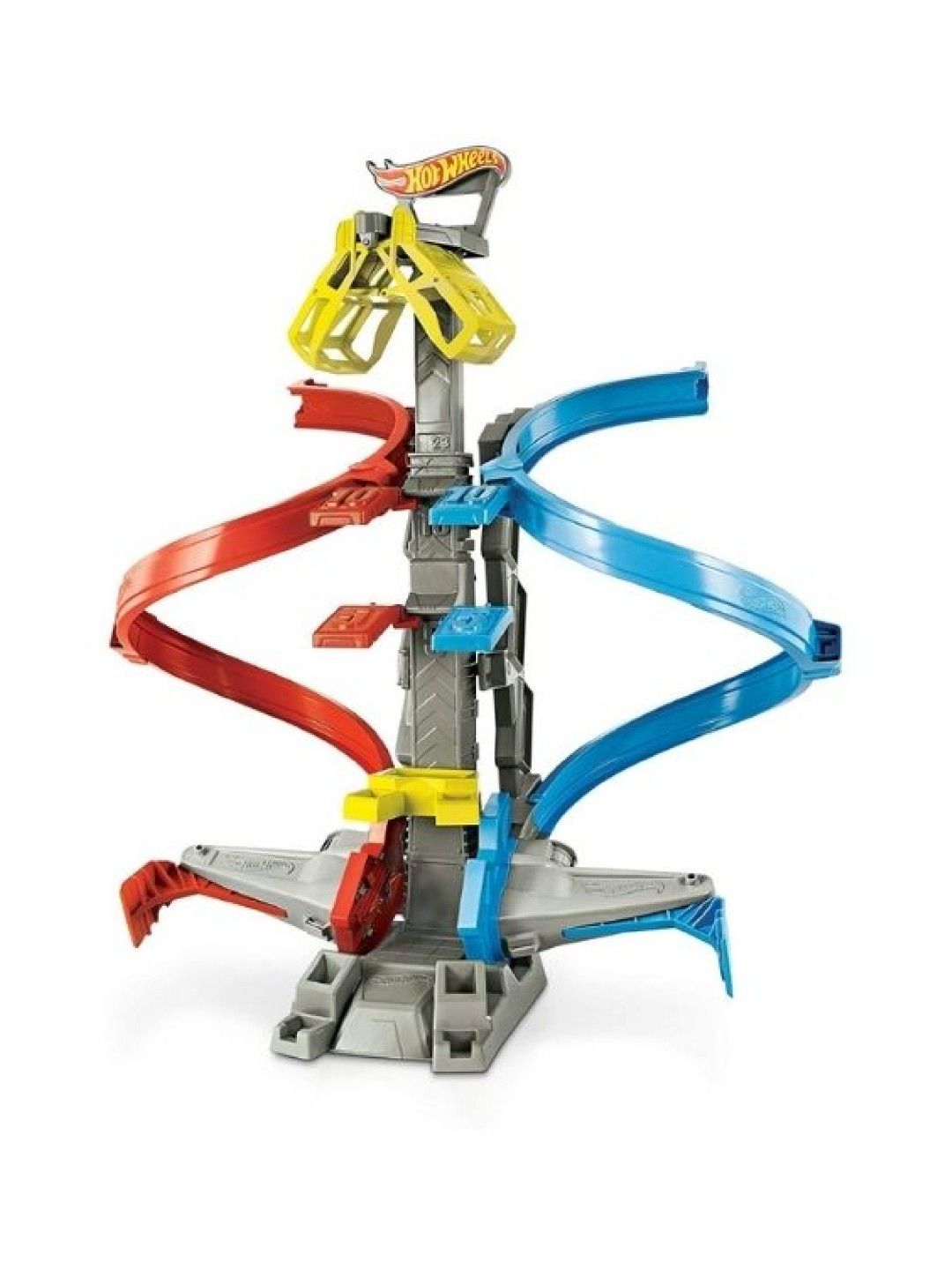 Hot Wheels Loop & Launch Plastic Racing Stunt Car Ramp Set with 1 Car and 2 Ramps (No Color- Image 2)