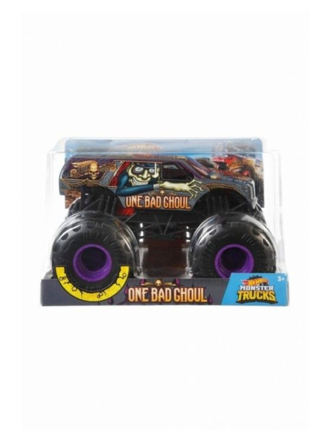 Hot Wheels Monster Trucks 1:24 Scale Monster Trucks (One Bad Ghoul- Image 2)