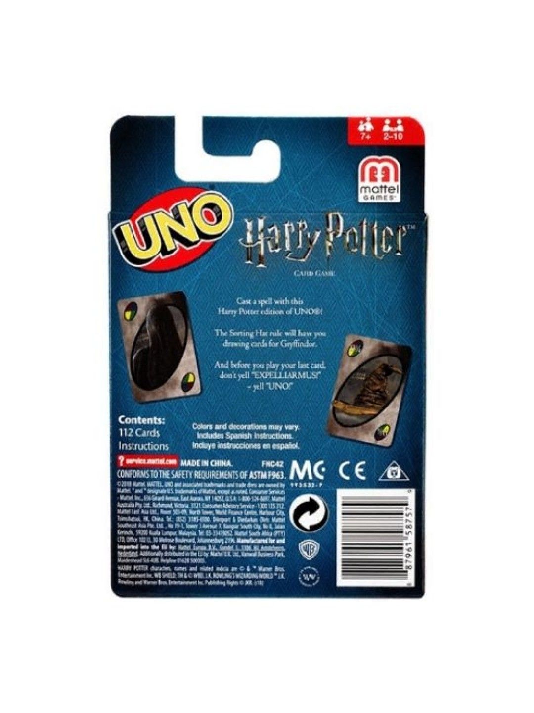 UNO Harry Potter Card Game (No Color- Image 2)