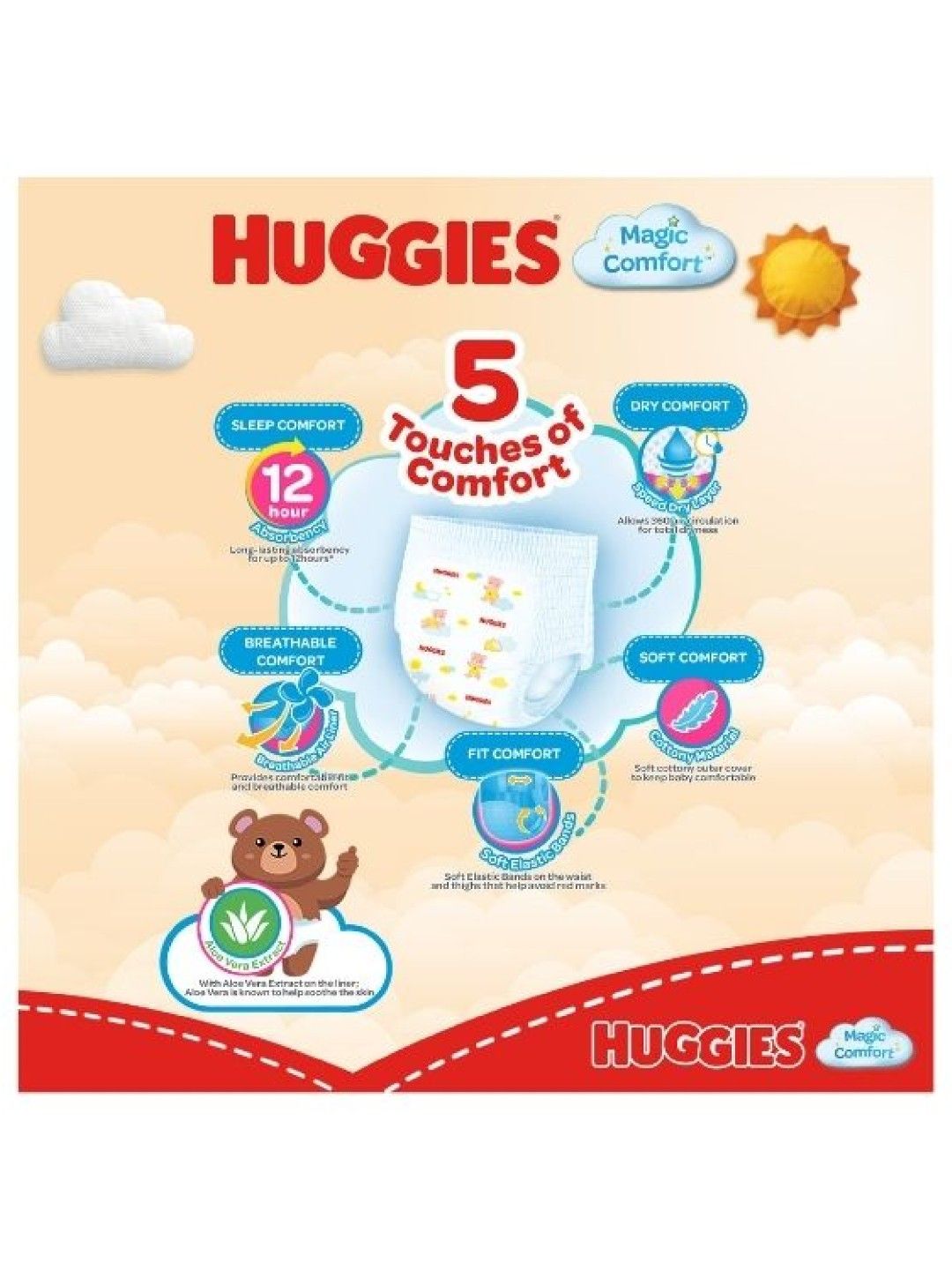 Huggies Magic Comfort Pants Medium (25 pcs- Image 2)