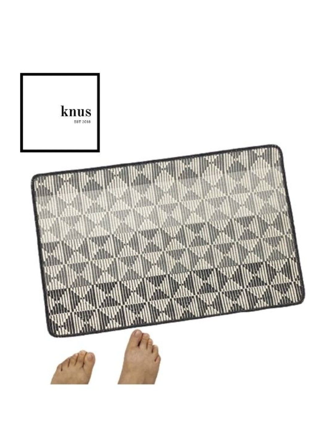 Knus PH Non-Slip Floor Mat Cotton Jesse (No Color- Image 2)