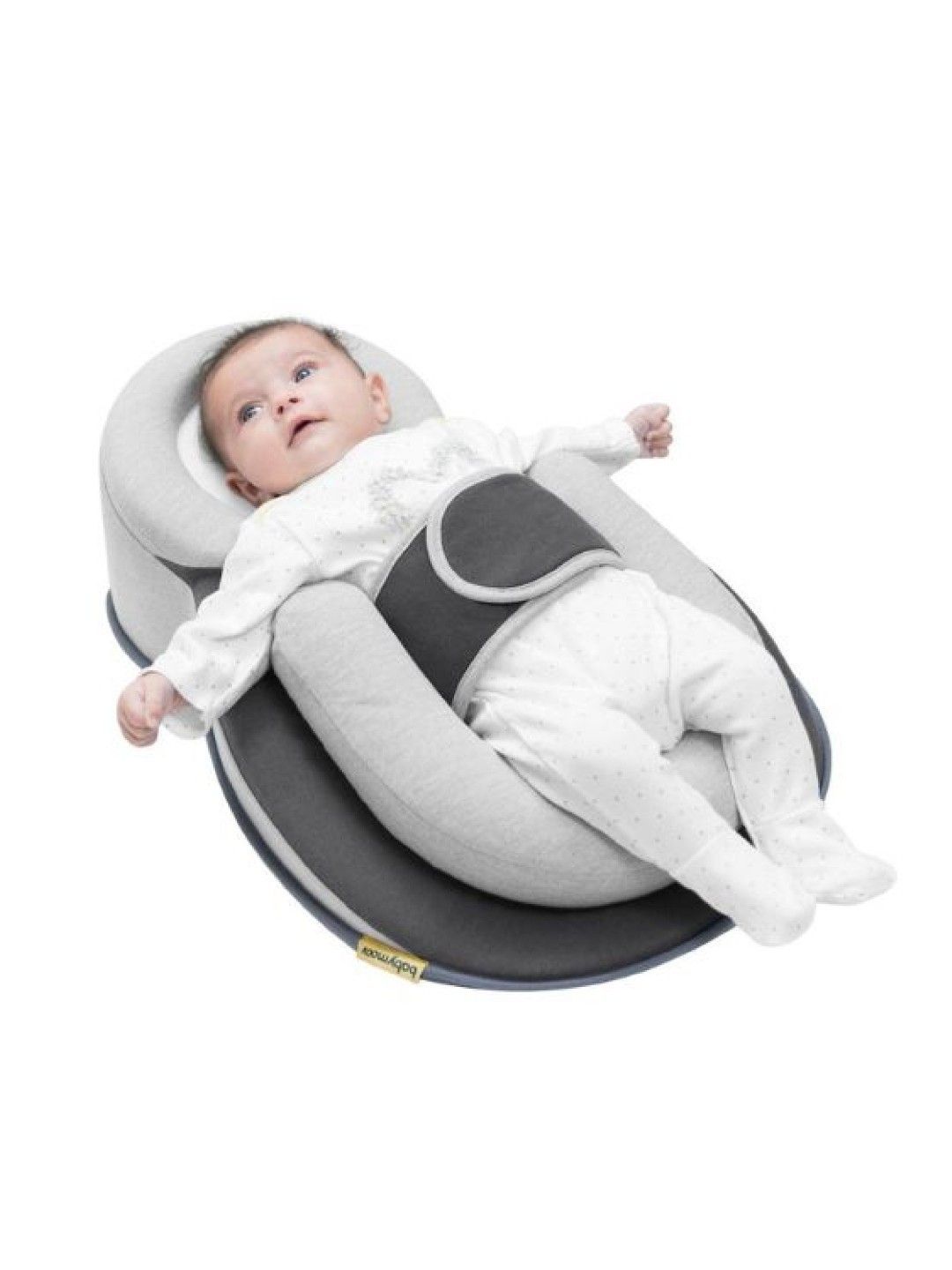 Babymoov Cosydream+ Elevated Ergonomic Newborn Baby Lounger (Gray- Image 3)