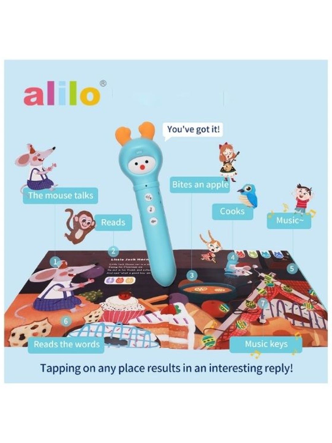 Alilo Cognitive Learning Pen (Bilingual Mandarin/English Version) (No Color- Image 2)