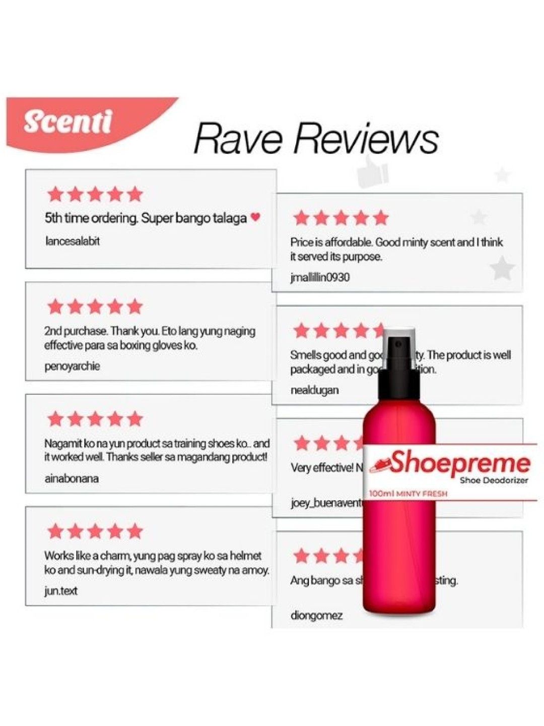 Scenti Shoepreme Shoe Deodorizer (100ml) (No Color- Image 2)