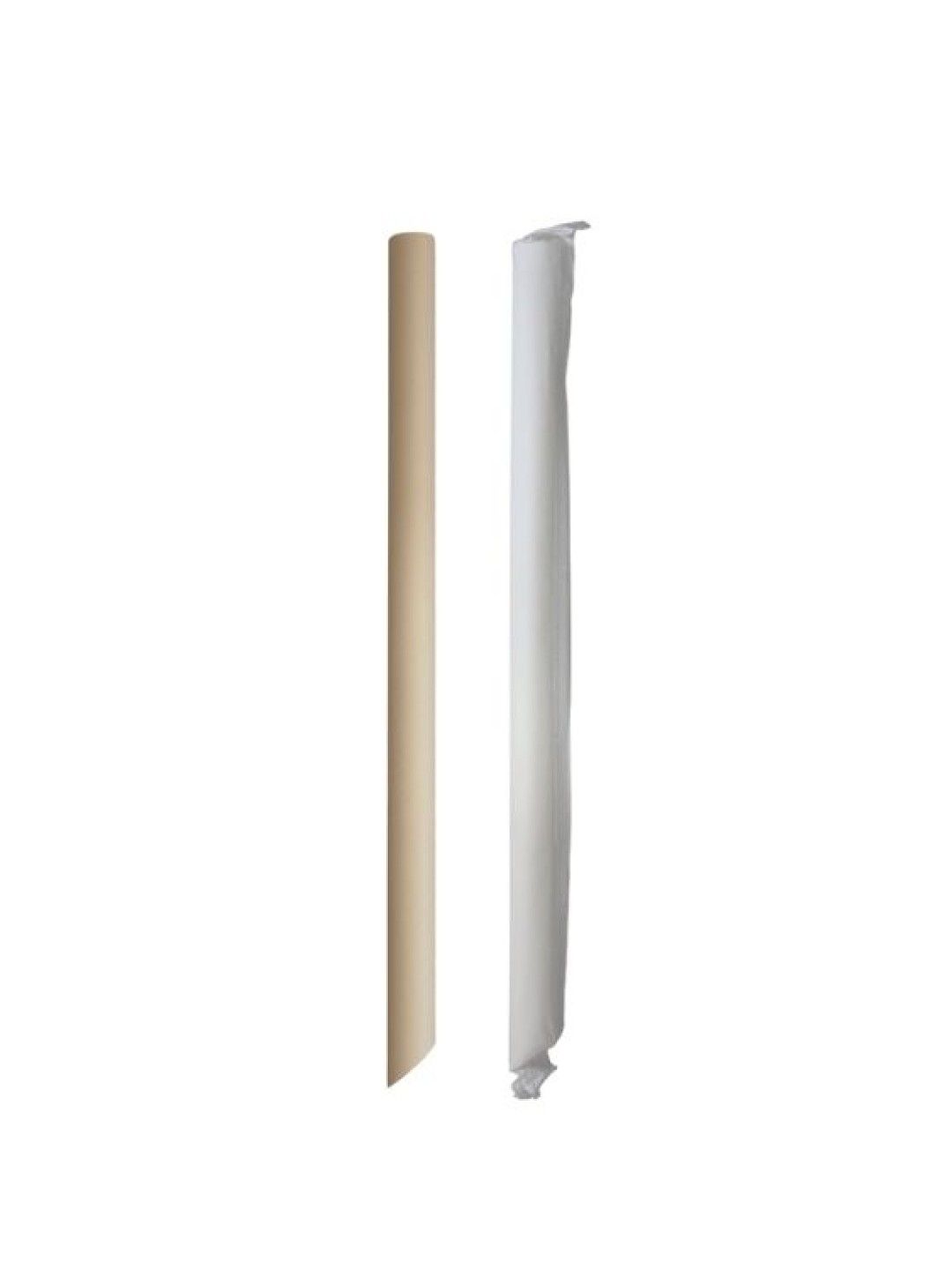 Econtainer Sugarcane Bagasse Angled Milk Tea Straw (210mm)- Pack of 100 (No Color- Image 2)