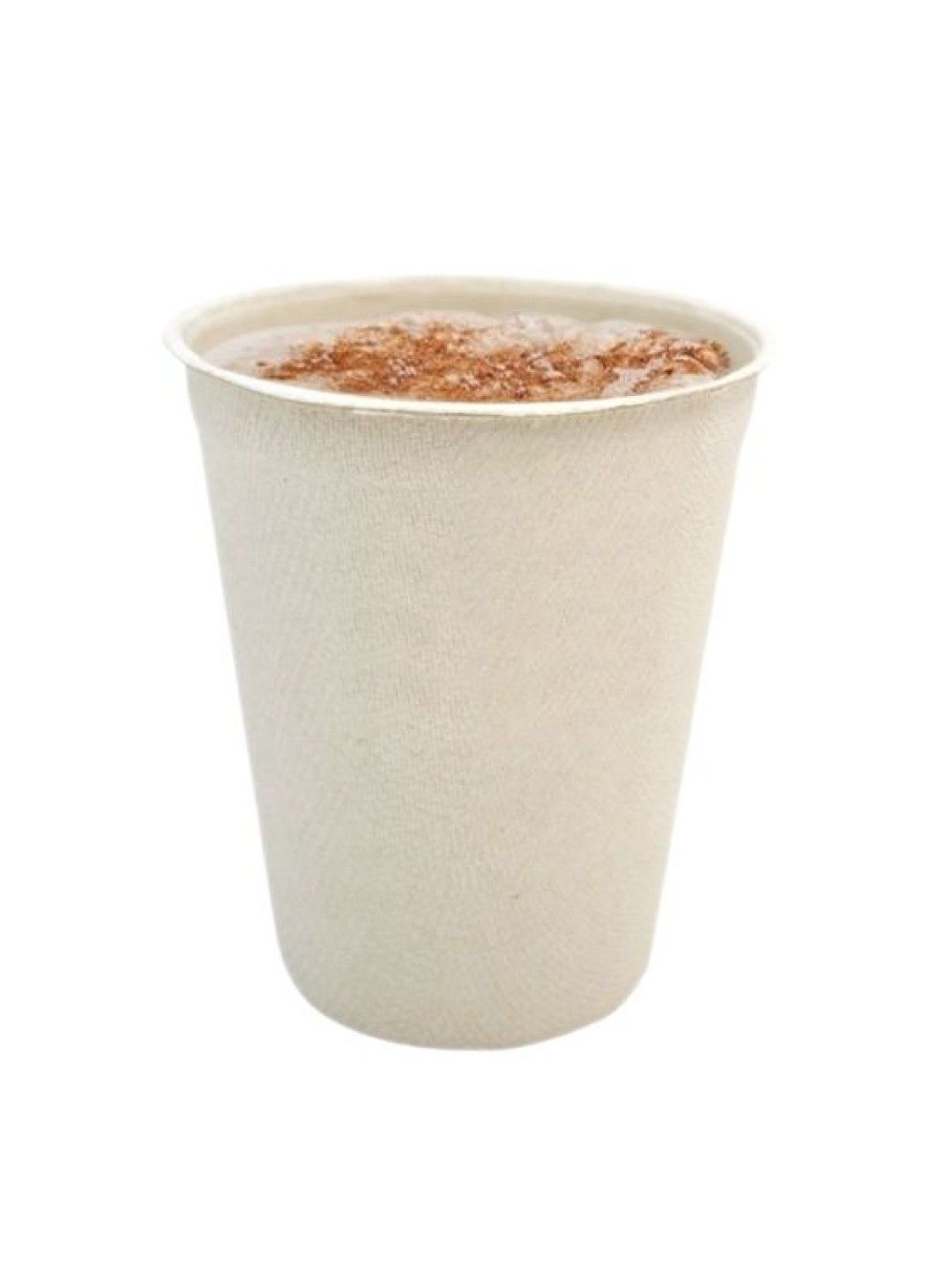 Econtainer Sugarcane Bagasse Coffee Cup (9 oz) - Pack of 50 (with Lid- Image 2)