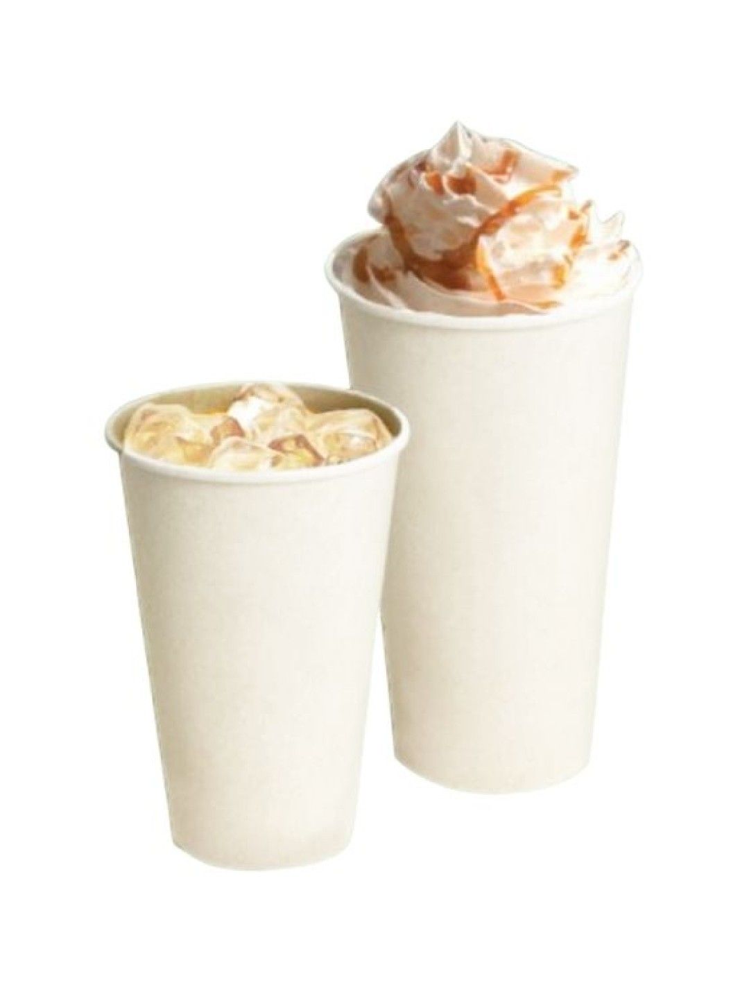 Econtainer Sugarcane Bagasse Cold Cup Compostable and Eco-friendly (16oz) - Pack of 50 (with Lid- Image 2)