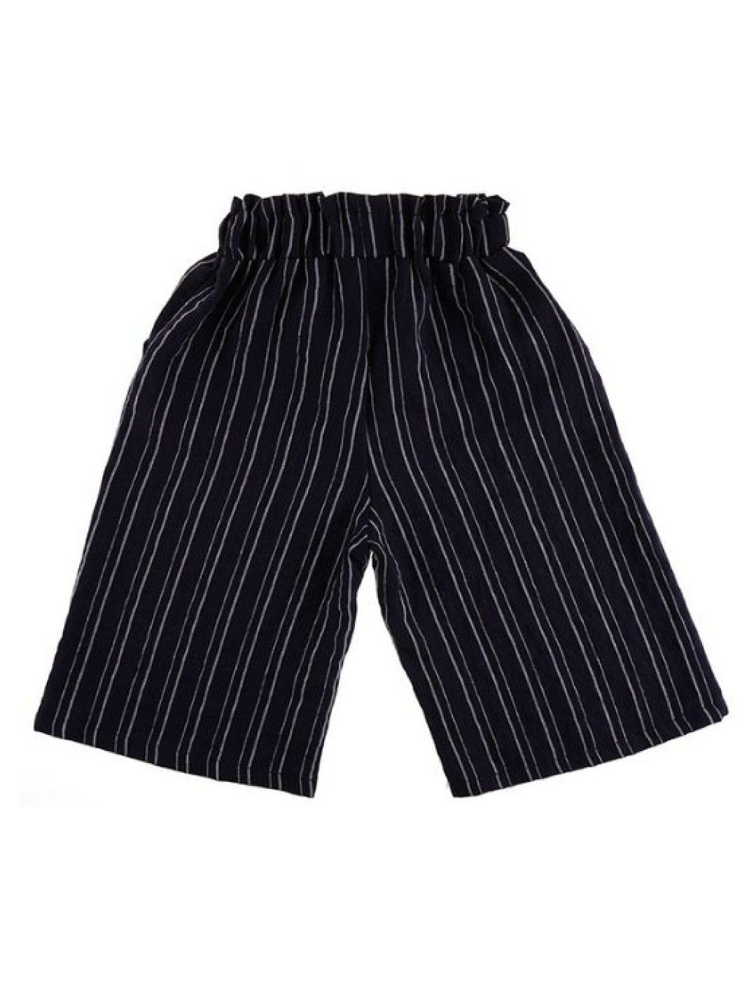 Seams 195 Fun Stripe Cropped Pants (Navy/White- Image 2)