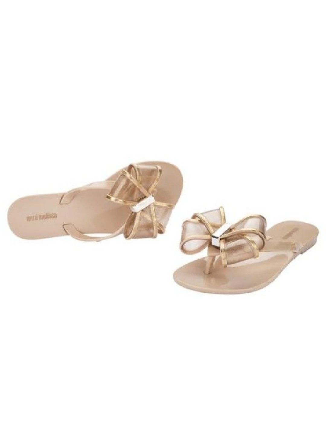 Mini Melissa Harmonic Sweet V Sandals (Beige- Image 2)