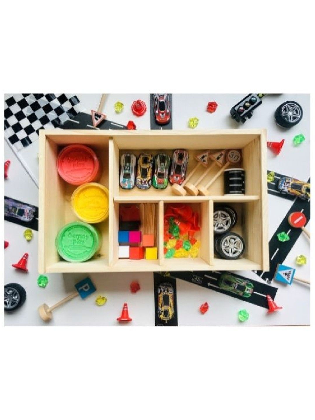 Learning Play Racer Land Play Dough Box (No Color- Image 2)